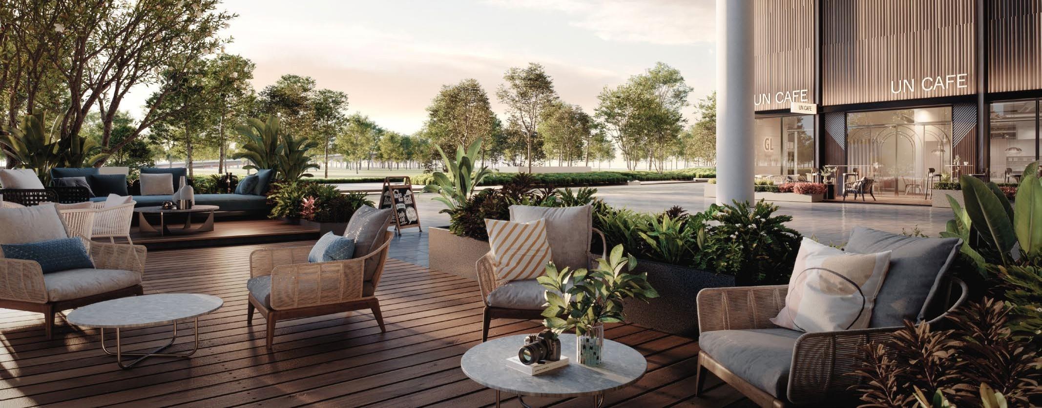 Parkside Boulevard retail and dining area